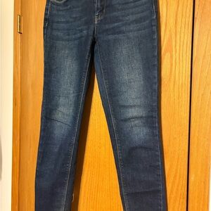 High-Rise Dark Indigo Skinny Jeans for Women